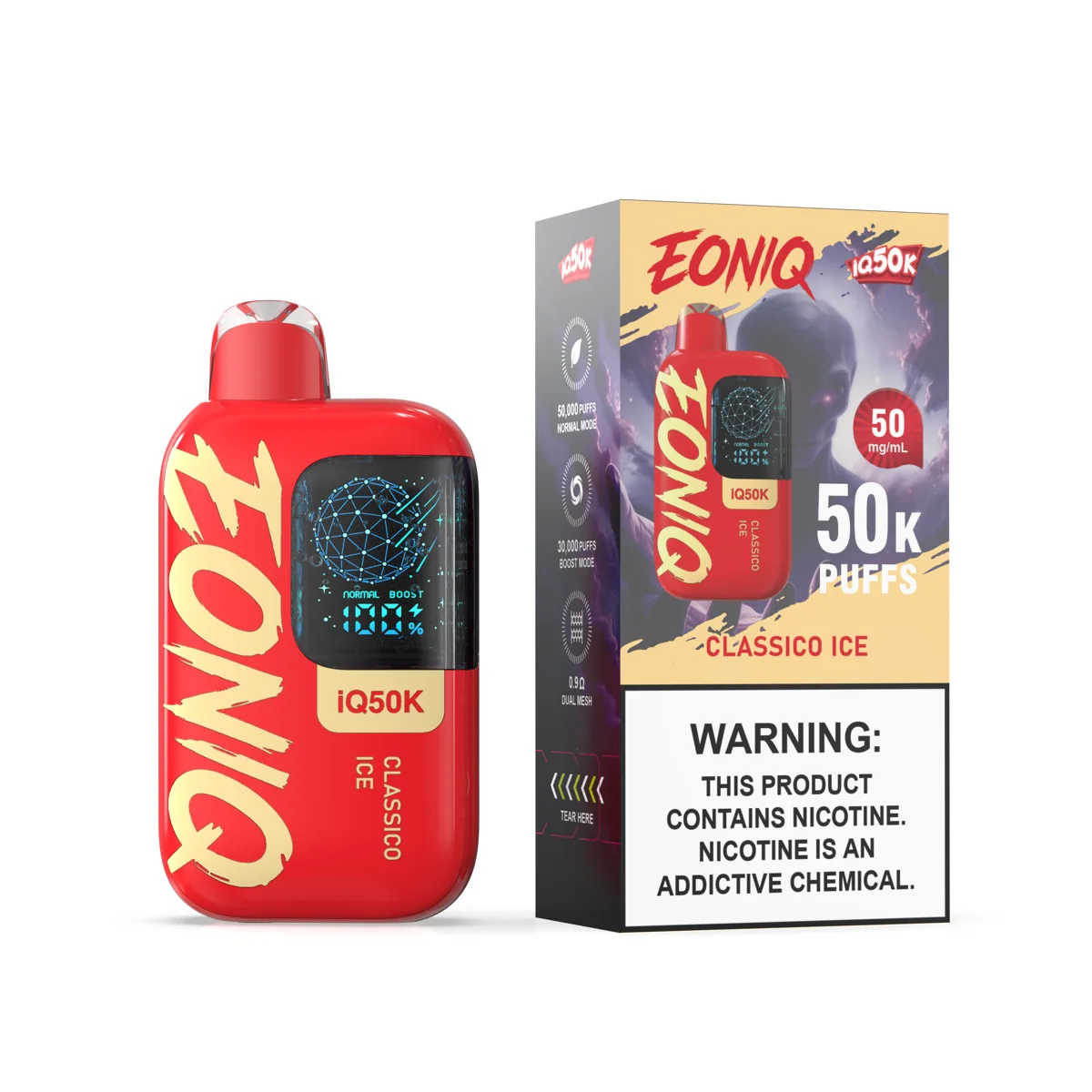 IQ50K Classico Ice packaging