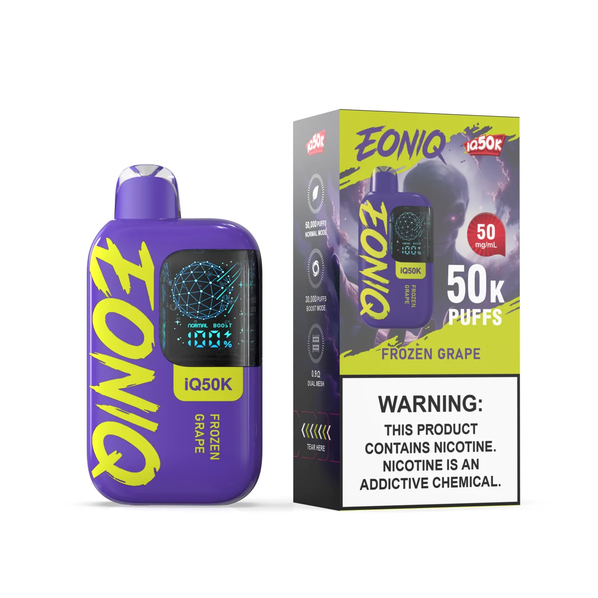 IQ50K Frozen Grape packaging