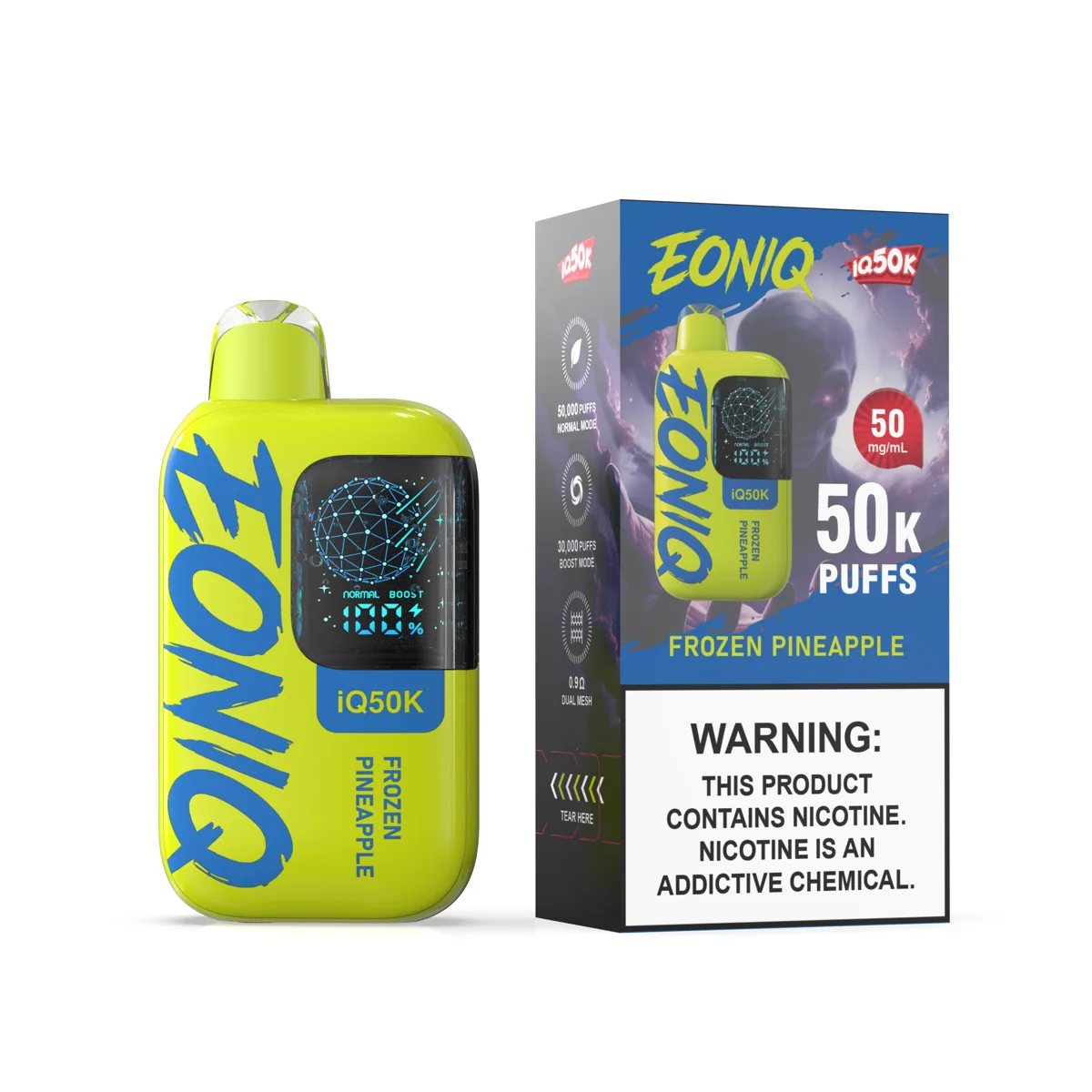 IQ50K Frozen Pineapple packaging