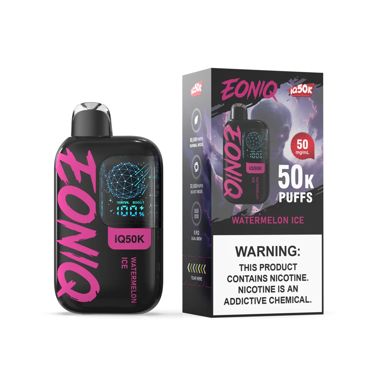 IQ50K Watermelon Ice packaging